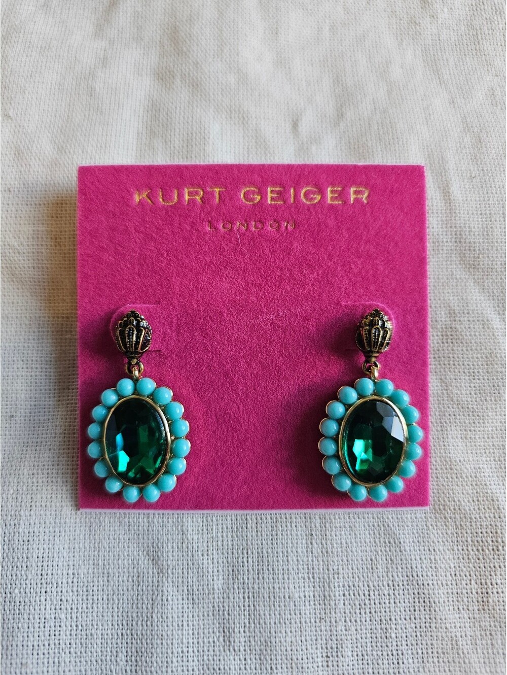 Kurt Geiger - Regency Drop Earrings - NWT - Deadstock